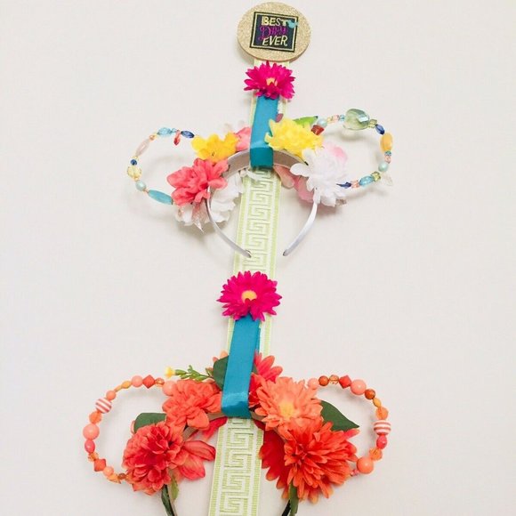 Disney Mouse Ear Wall Display Headband Holder Hanging Storage BEST DAY EVER - Picture 4 of 9